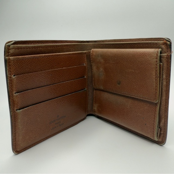 Louis Vuitton Vintage Bi-Fold Marco Wallet | Brown Monogram | Used | Mens | - Picture 7 of 16